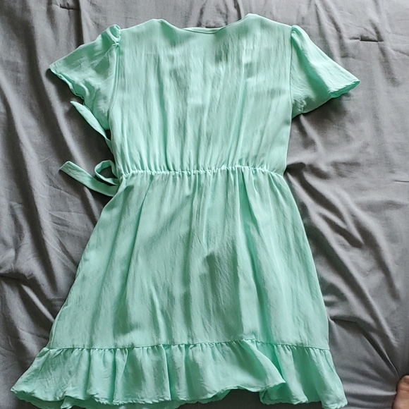 Aqua Blue Dress - Picture 2 of 2